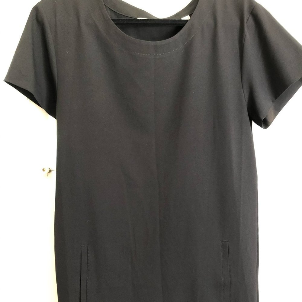 Lands End Black Dress